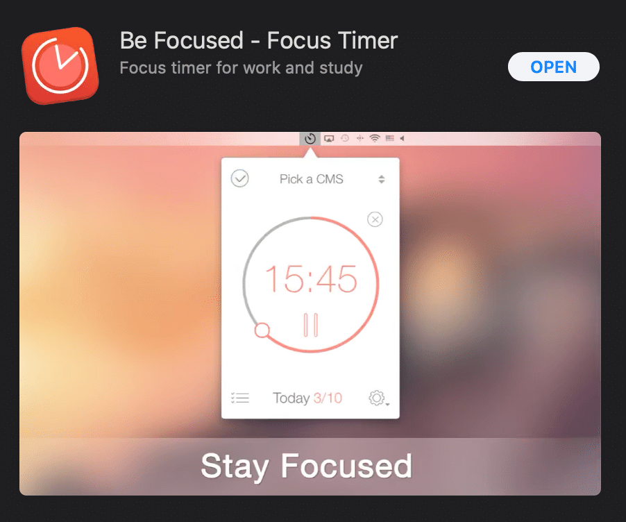 Be Focused - Focus Timer